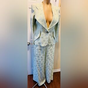 Christian Lacroix Mint Green Fabric with Pink Label